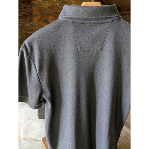 Nautica Polo Men's Medium Gray Short Sleeved Slim Fit Cotton Poly Blend Preppy - Picture 9 of 16